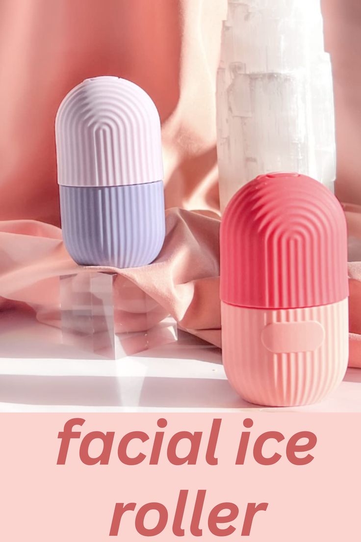 Silicon Ice Roller For Brighten, Tighten, and De-Puff Face & Neck